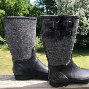 chooka herringbone rain boots